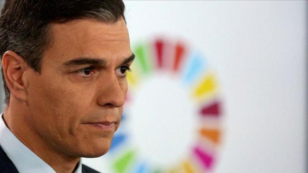 Pedro Sánchez, el pasado sábado en la Moncloa.