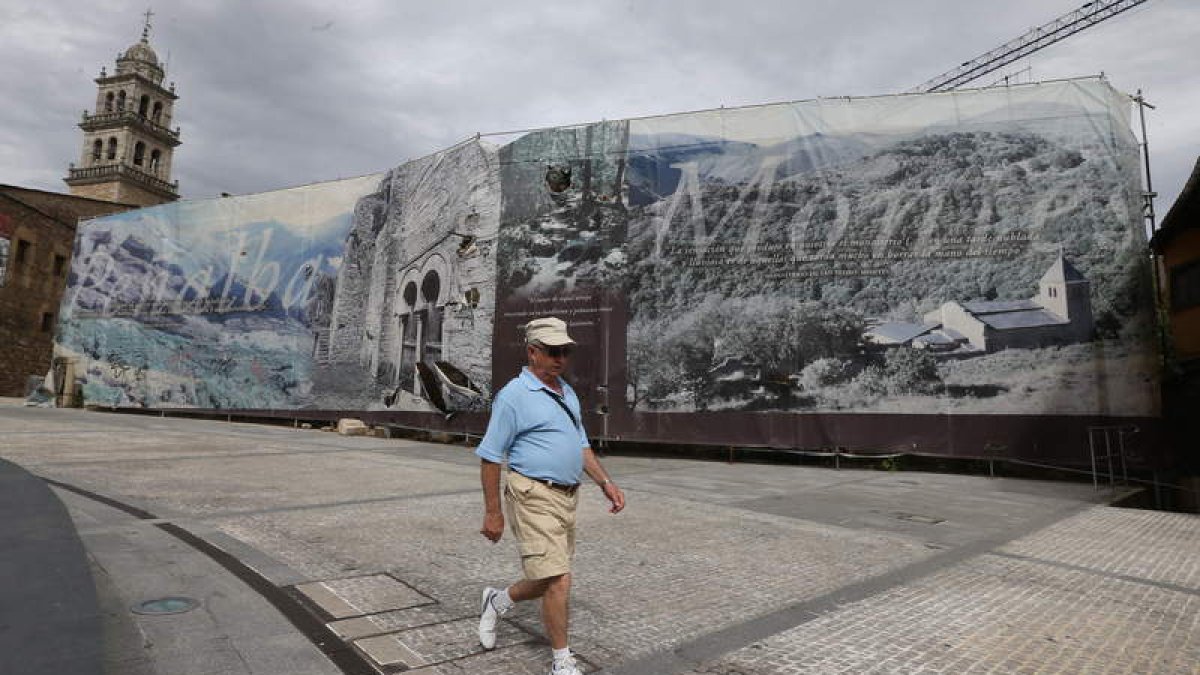 El mural de Templum Libri sustituirá al de Peñalba en las ruinas de la calle Gil y Carrasco.