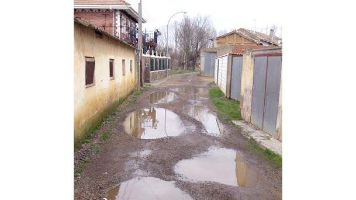 Aspecto que muestra la calle Cantarranas.