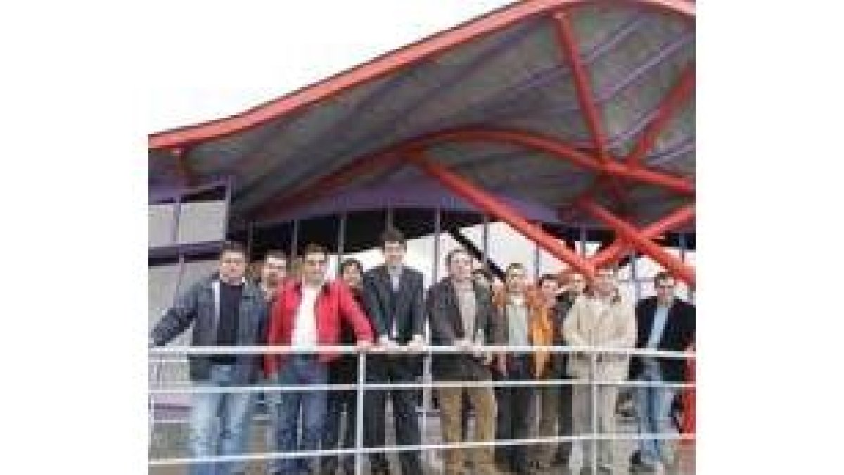 Representantes de las bodegas, el martes en la sede de la D.O.