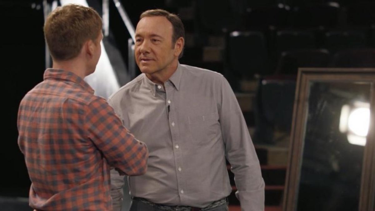Kevin Spacey, con un alumno aventajado.