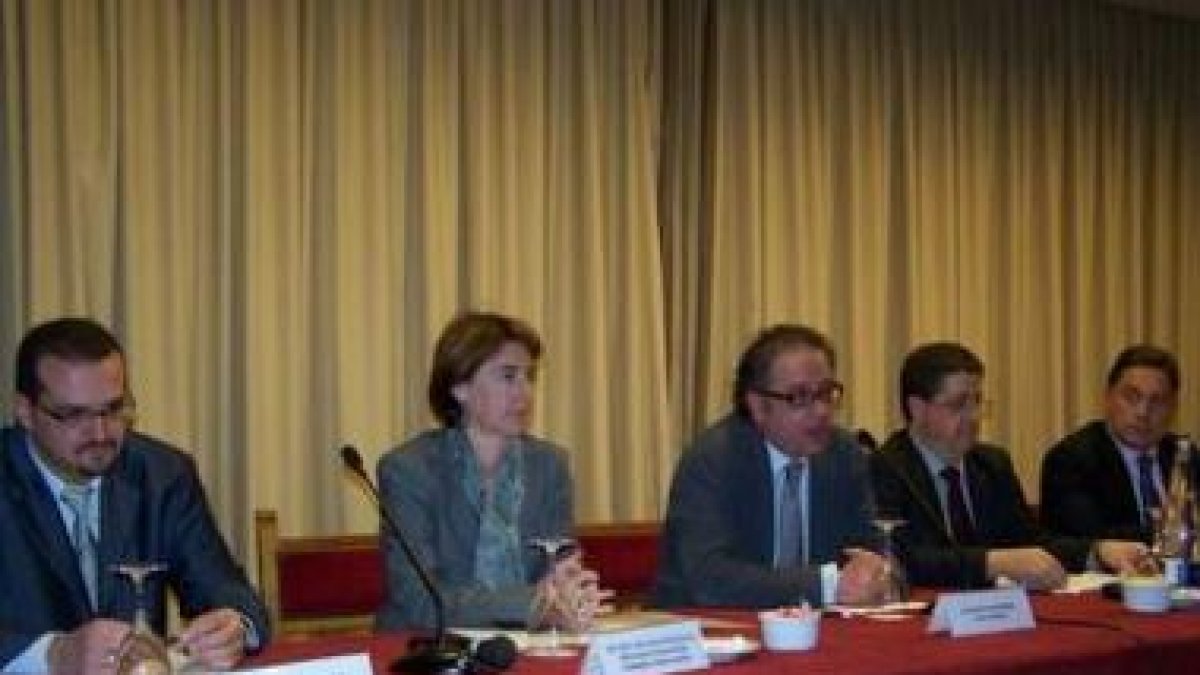 Asterio Gaitero, Pilar González, Chamorro, Rascón y Marcos Martínez.
