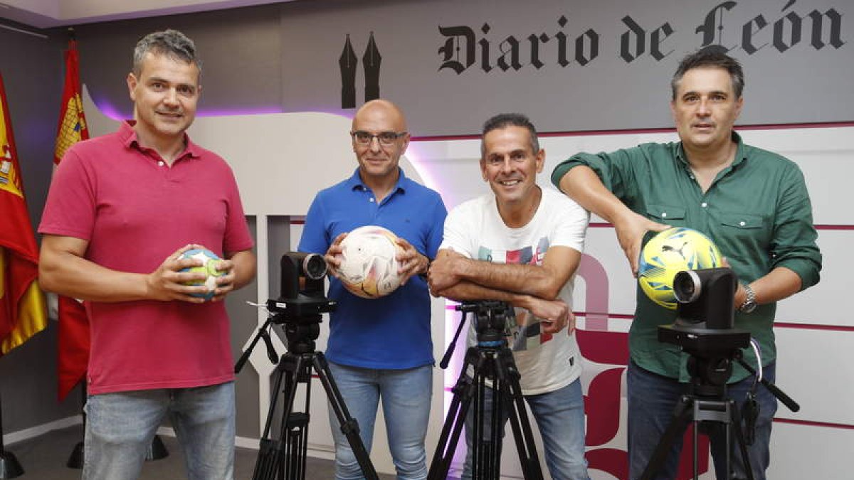 Raúl Castro, Jesús Rodríguez, Ángel Fraguas y Óscar Díez abren hoy el VARDiario de León. RAMIRO
