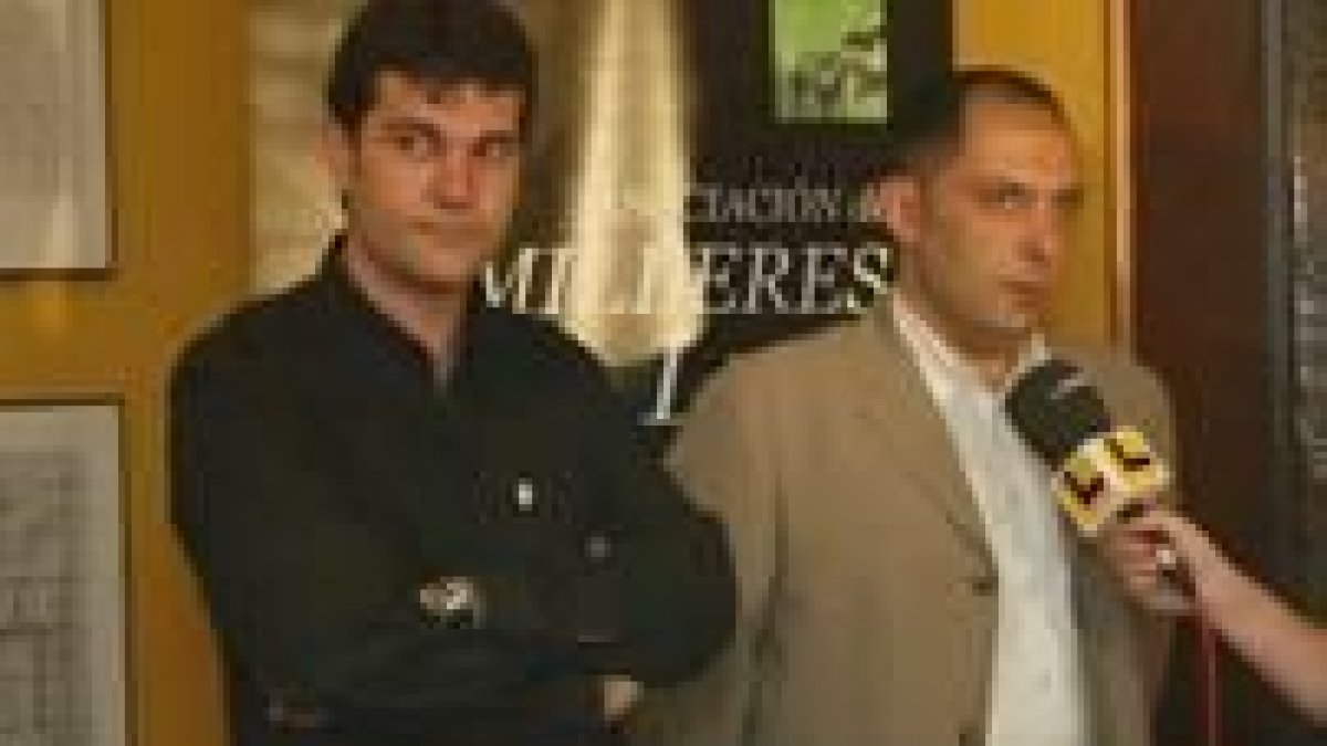 José Quirós y Juan Antonio Matilla, vicepresidente y presidente de la asociación
