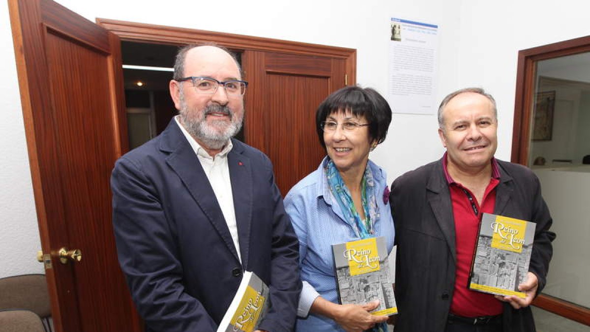 Balboa, Mar Palacio, del IEB, y José Ignacio González.