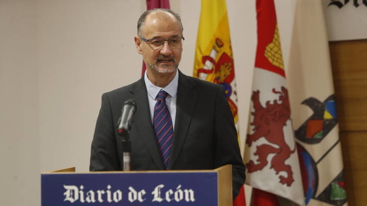 Luis Fuentes, presidente de las Cortes de Castilla y León. RAMIRO