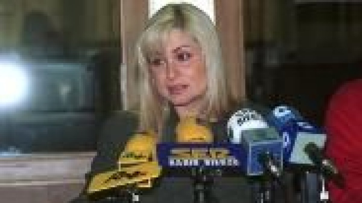 La portavoz y candidata del PSOE en Torre, María José Estrada