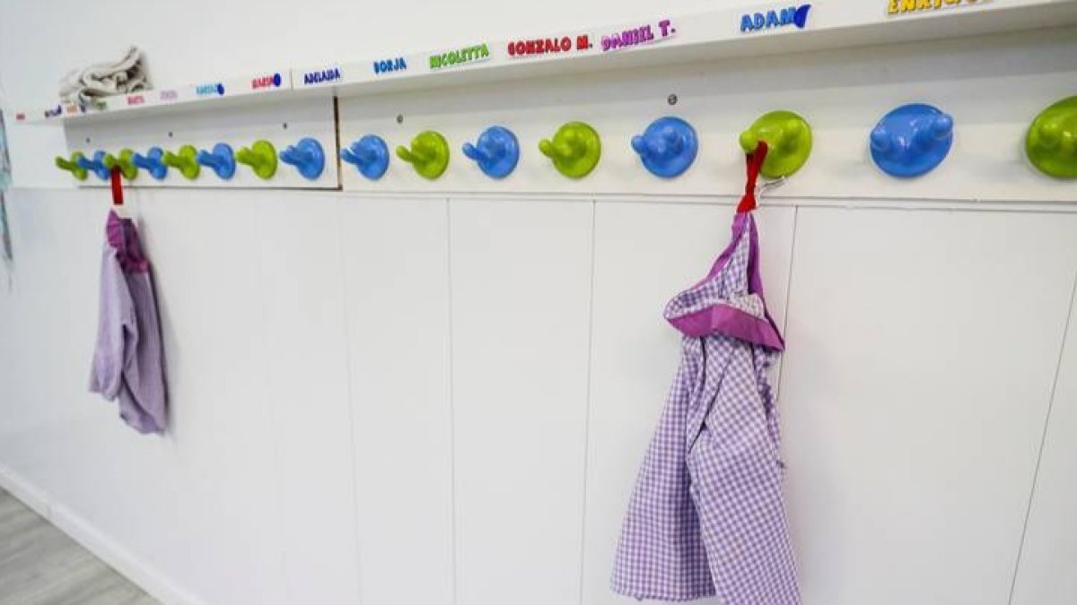 Babies de los alumnos de un aula de Educación Infantil. EMILIO NARANJO