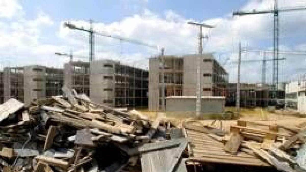 Obras de construcción de nuevas viviendas