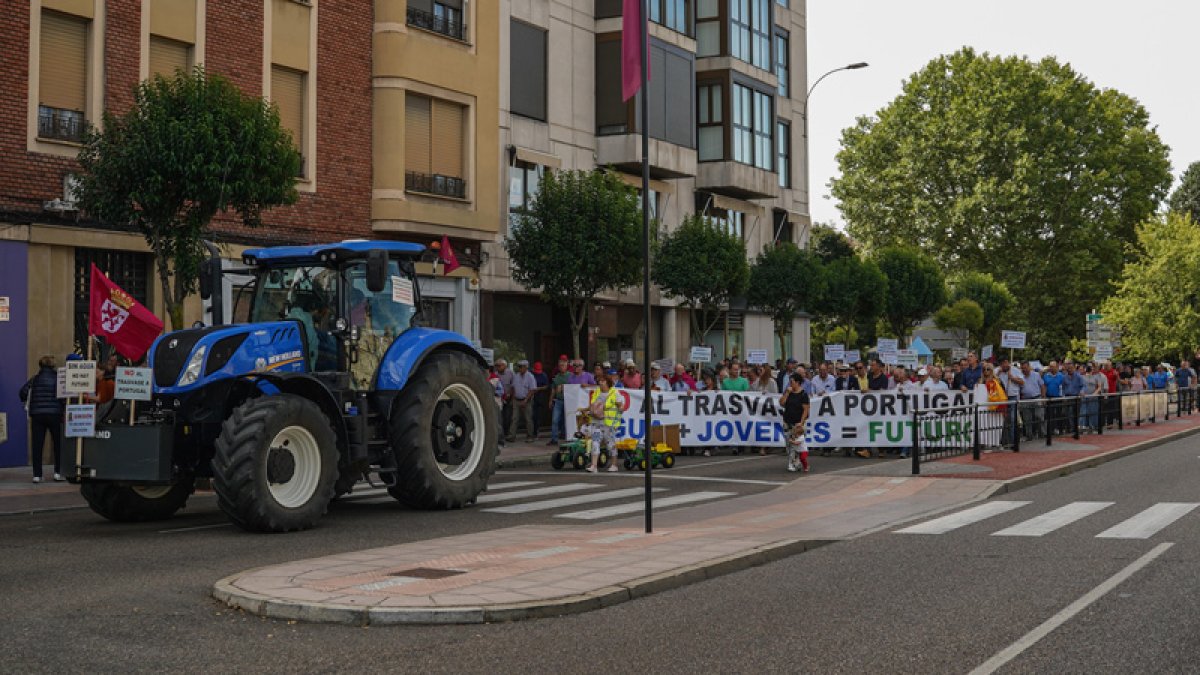 Protestas de los regantes en los últimos días. MIGUEL F.B.