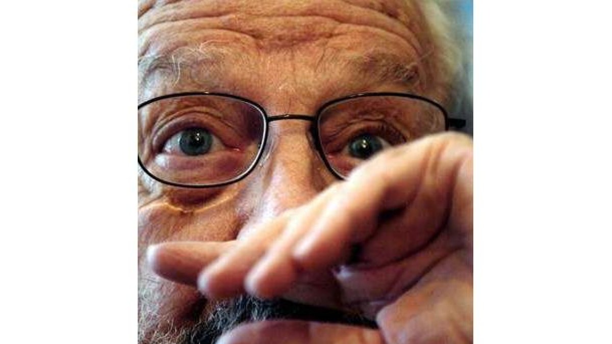 Una de las últimas fotografías del gran realizador español Luis García Berlanga, que falleció ayer a