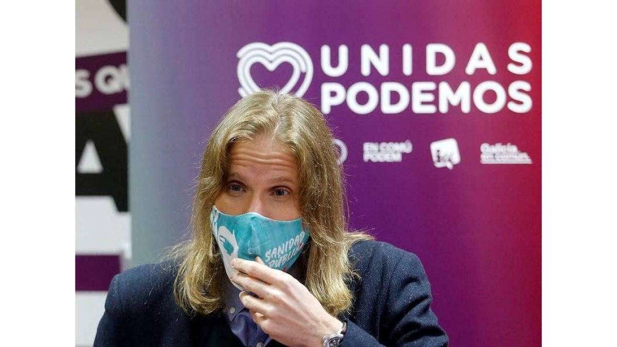 Pablo Fernández, líder de Podemos. WILFREDO GARCÍA