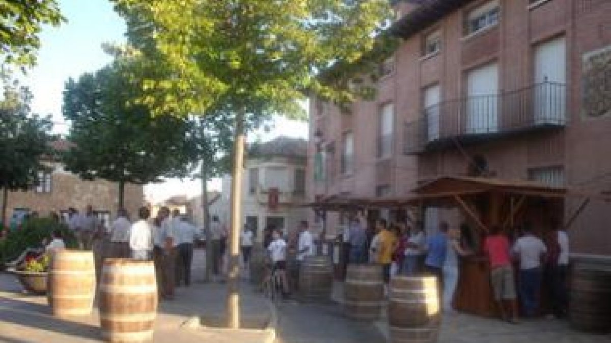 Un momento de la celebración de la feria vitivinícola del año pasado.