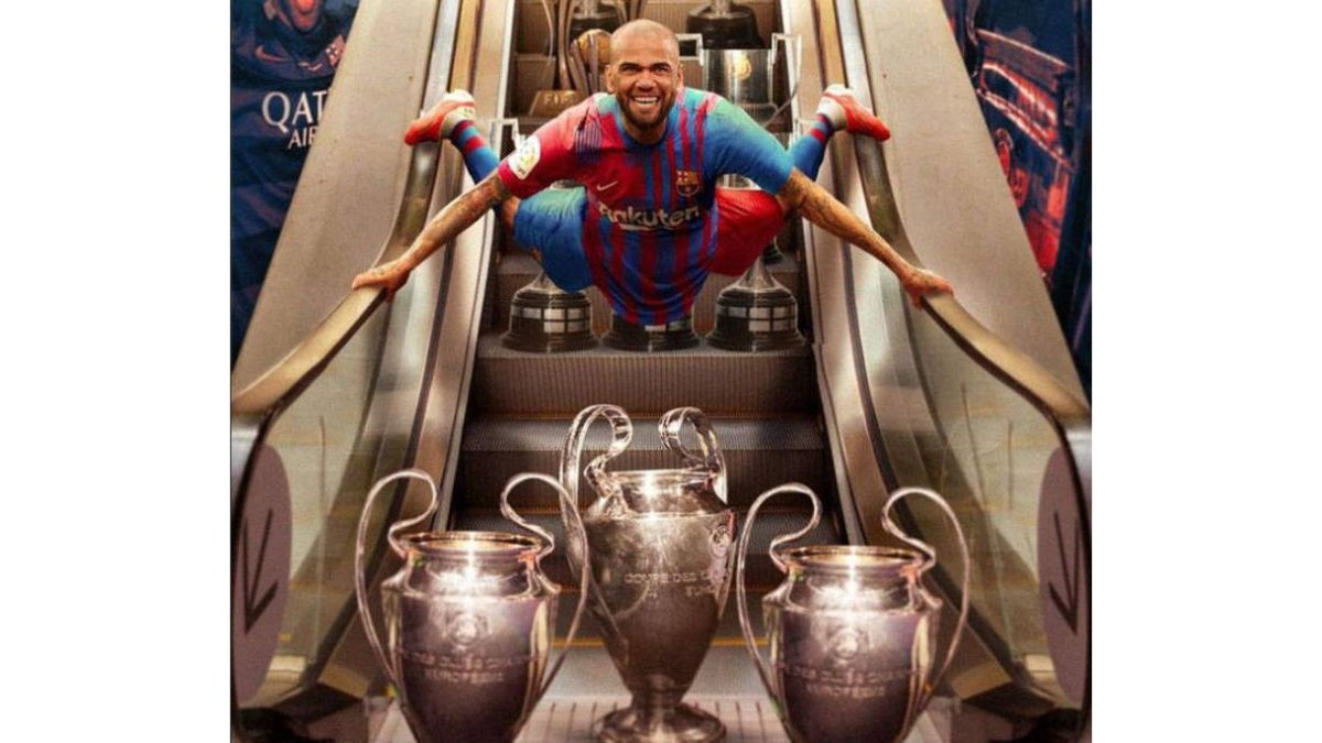 Dani Alves está feliz por su regreso al Barcelona. INSTAGRAM DANI ALVES