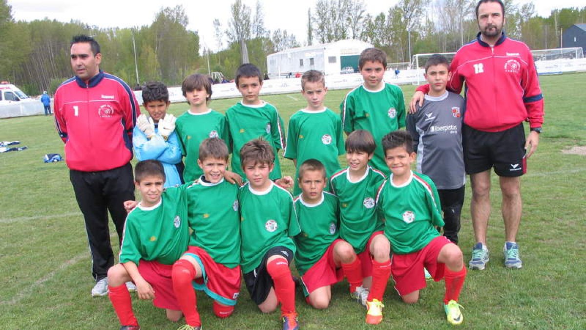 Formación del Puente Castro benjamín, cuarto clasificado.