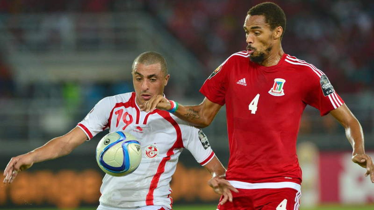 Rui, a la derecha, se ha convertido en uno de los fijos en la selección ecuatoguineana.