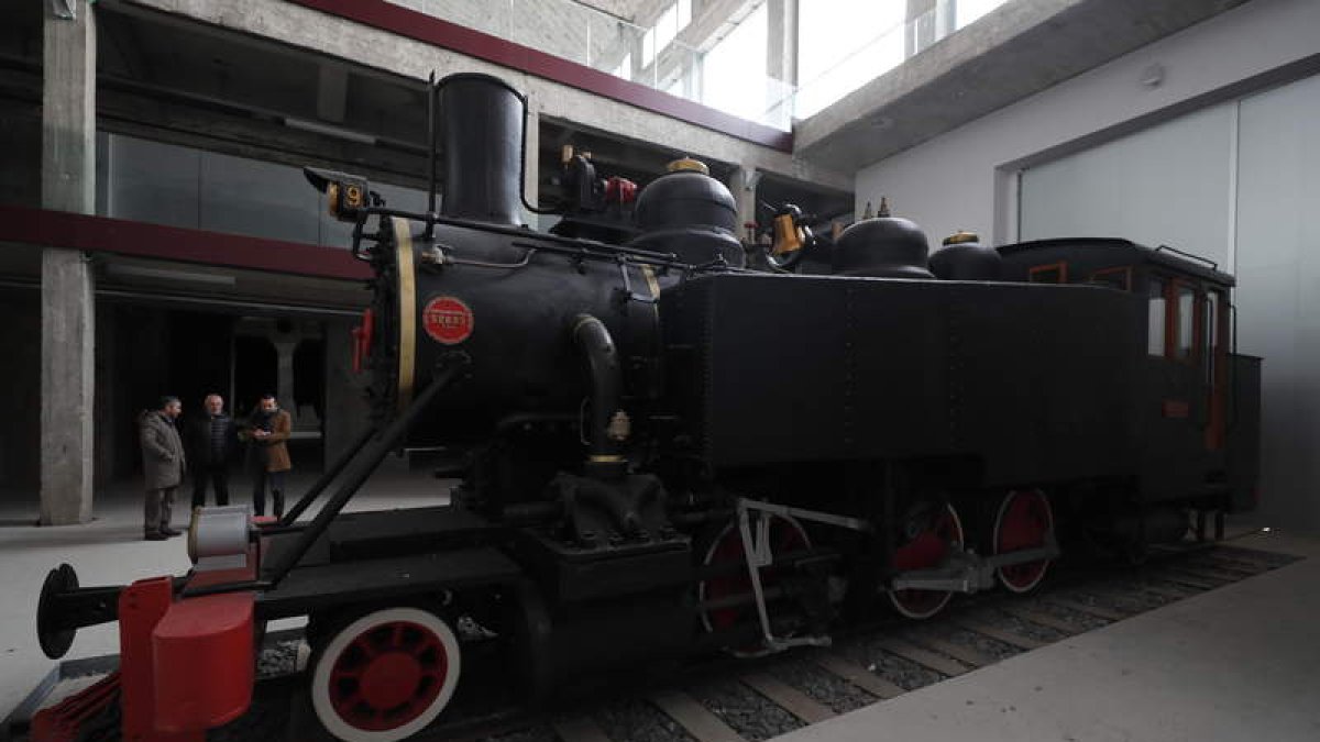 La locomotora fue restaurada en su día y ahora se ha propuesto para el Ponfeblino. L. DE LA MATA