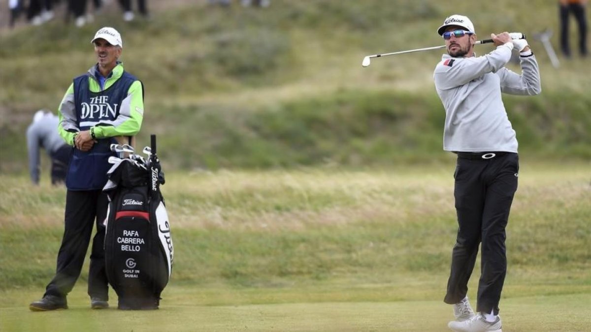 Rafa Cabrera, en el Royal Birkdale