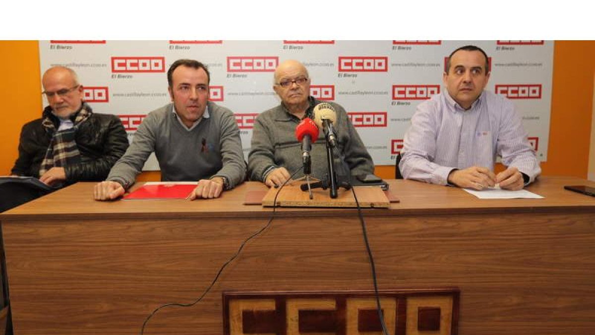 Los sindicatos llamaron ayer a manifestarse. L. DE LA MATA