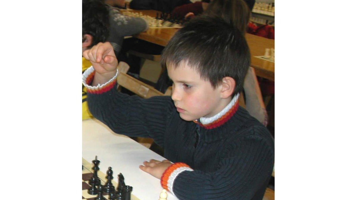 Julen Carvajal, campeón de la categoría prebenjamín.
