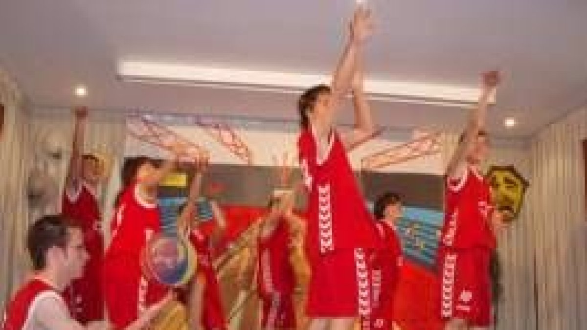 Momento de la representación del musical en inglés en el colegio de las Agustinas