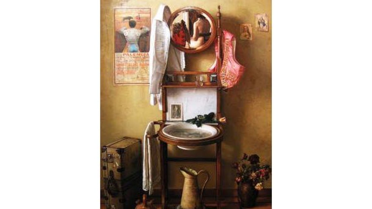 Un cuadro taurino presente en la muestra: la habitación del maestro