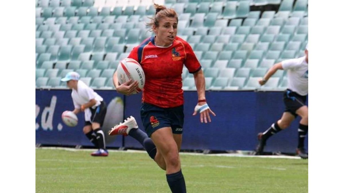 María Casado es un referente del rugby femenino español. FERUGBY