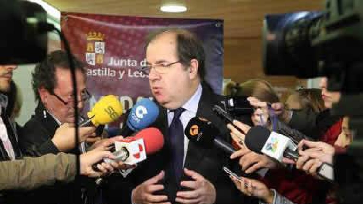 Juan Vicente Herrera, ayer en el Auditorio.