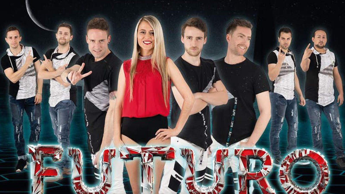 La orquesta Futuro actuará esta noche en las fiestas de Laguna Dalga. FACEBOOK DEL GRUPO FUTURO