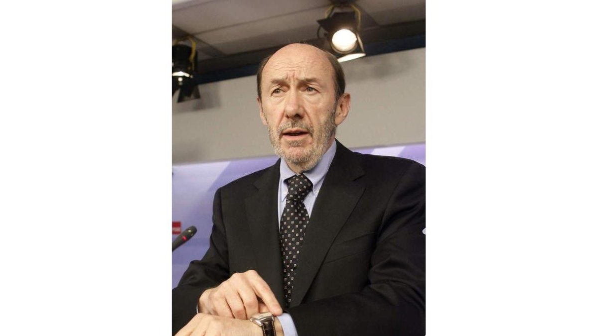 El secretario general del PSOE, Alfredo Pérez Rubalcaba.
