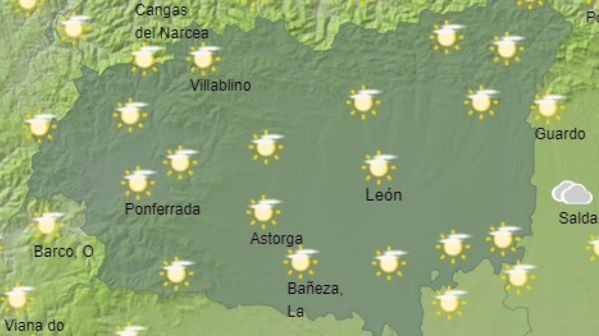 El tiempo en León. AEMET