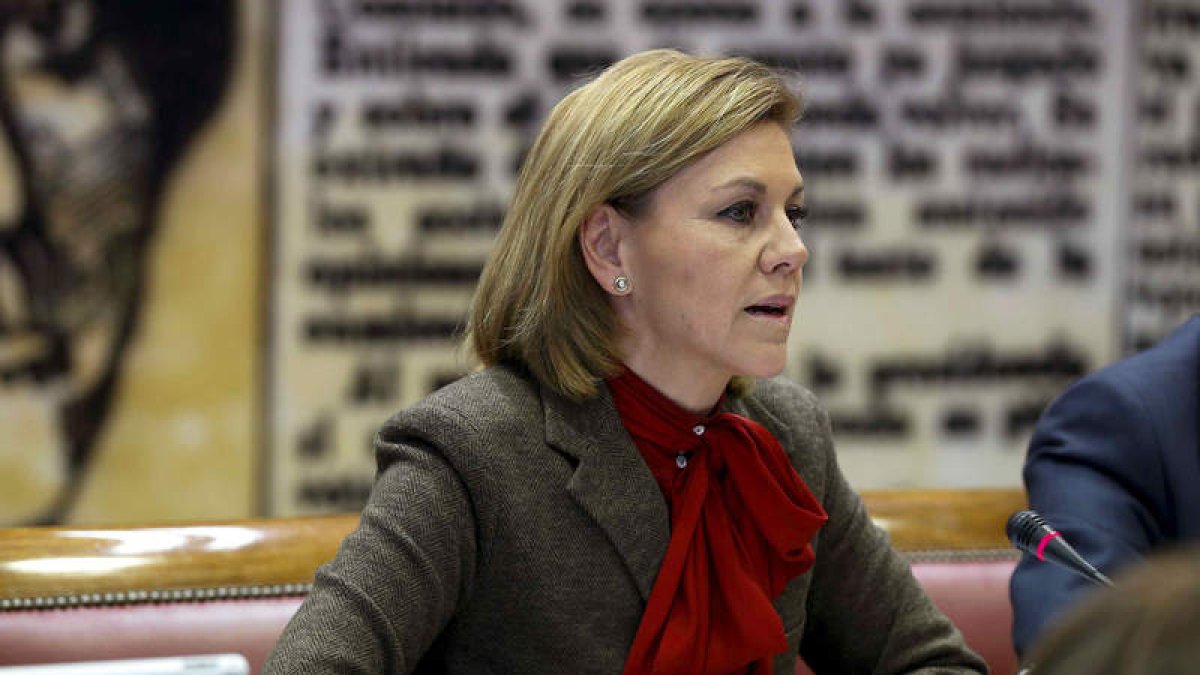 La ex secretaria general del PP, Dolores de Cospedal. PACO CAMPOS
