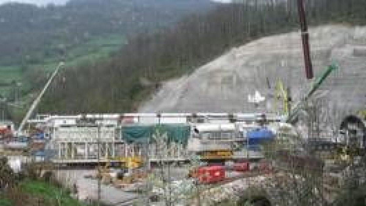 Estado de las obras de la Variante de Pajares en la zona de Asturias