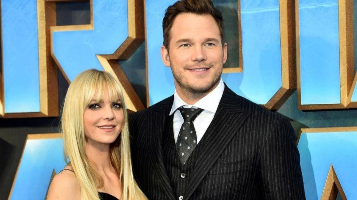 Chris Pratt y Anna Faris.
