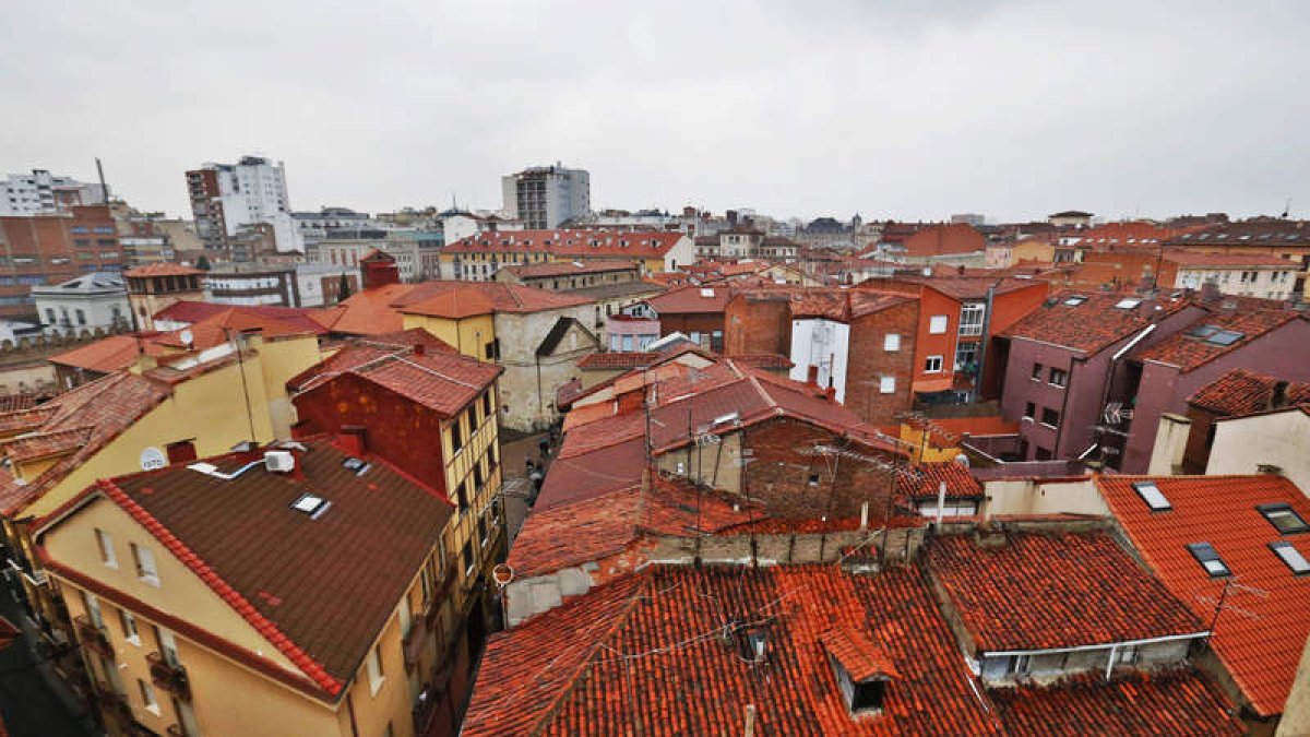 Vista aérea de León.