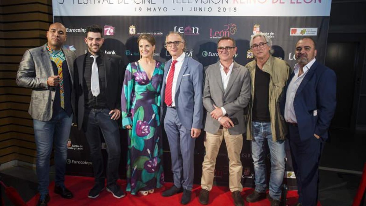 Un momento de la gala inaugural del V Festival de Cine Reino de León