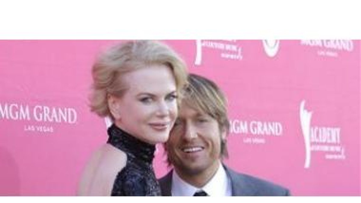 Kidman, con su nuevo marido Keith Urban