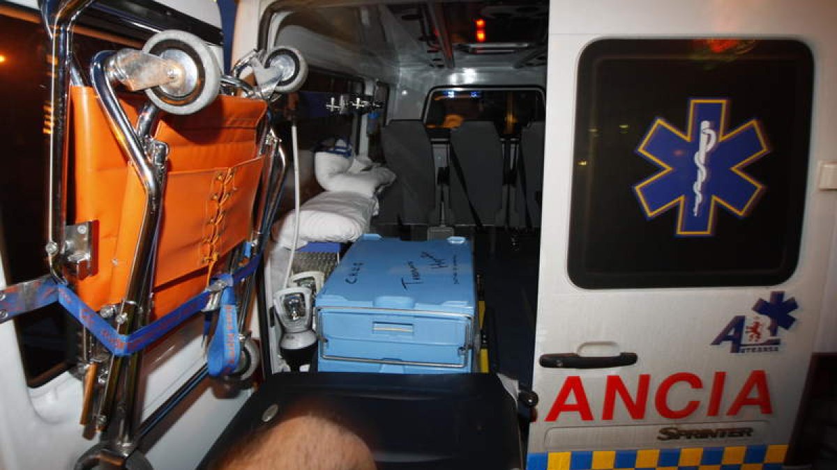 Traslado de órganos donados en León