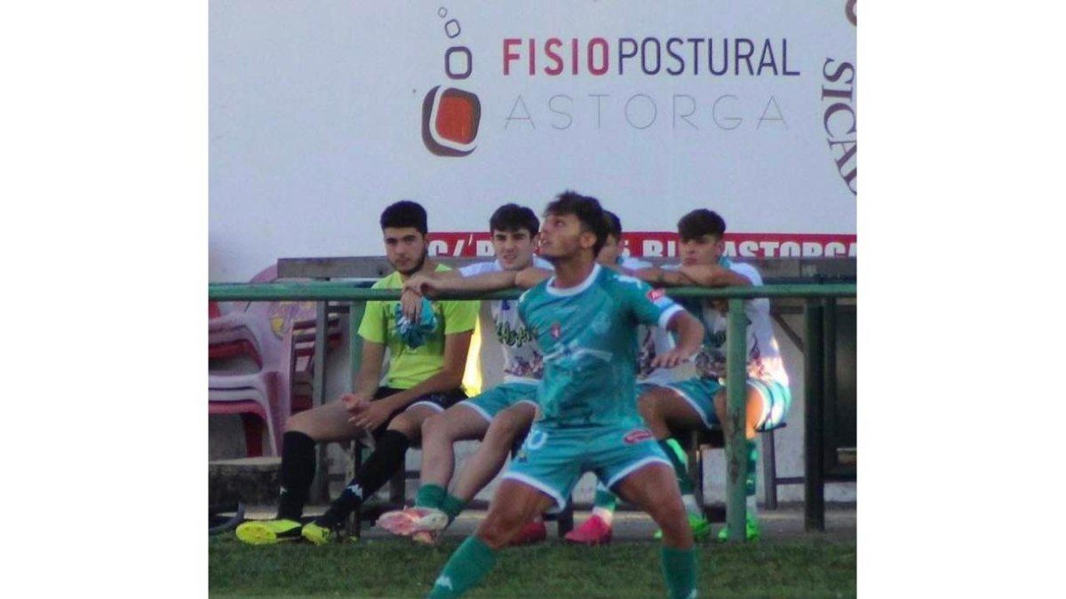 El equipo maragato plantó cara al gijonés. TWITTER ATLÉTICO ASTORGA