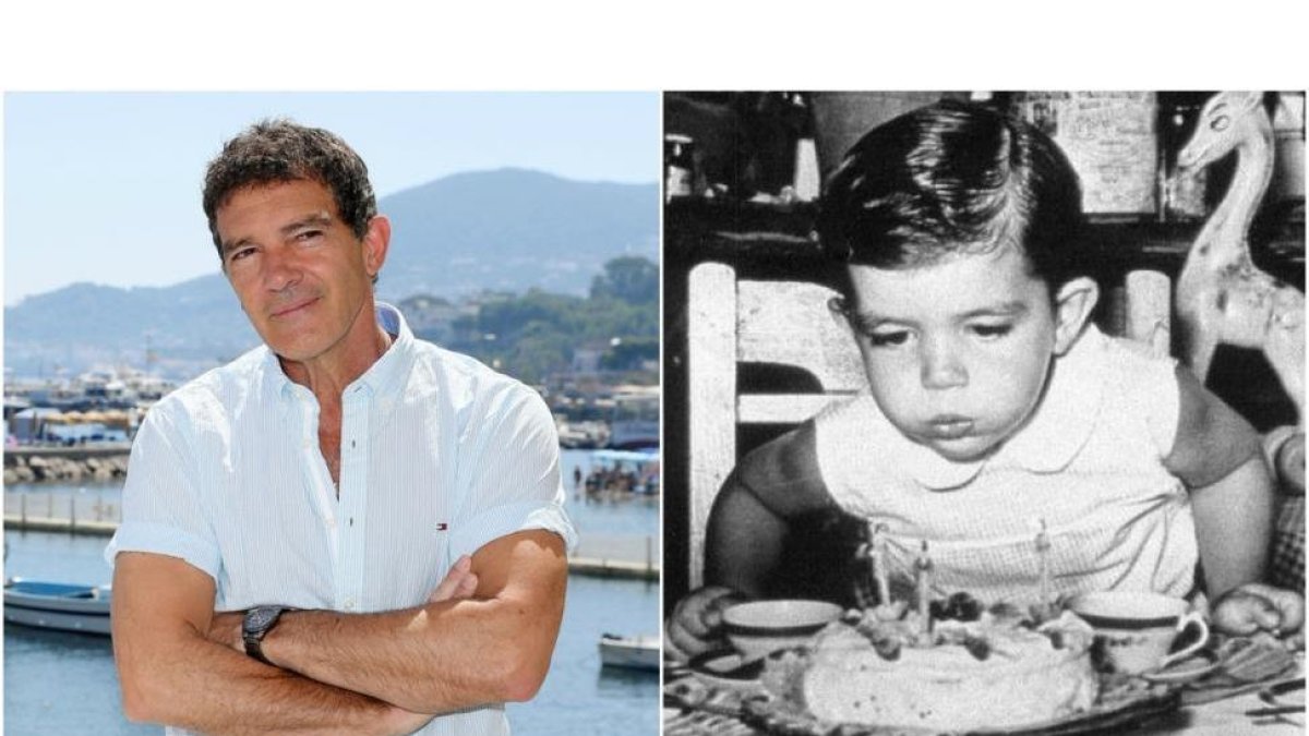 Antonio Banderas se pone nostálgico en Instagram.
