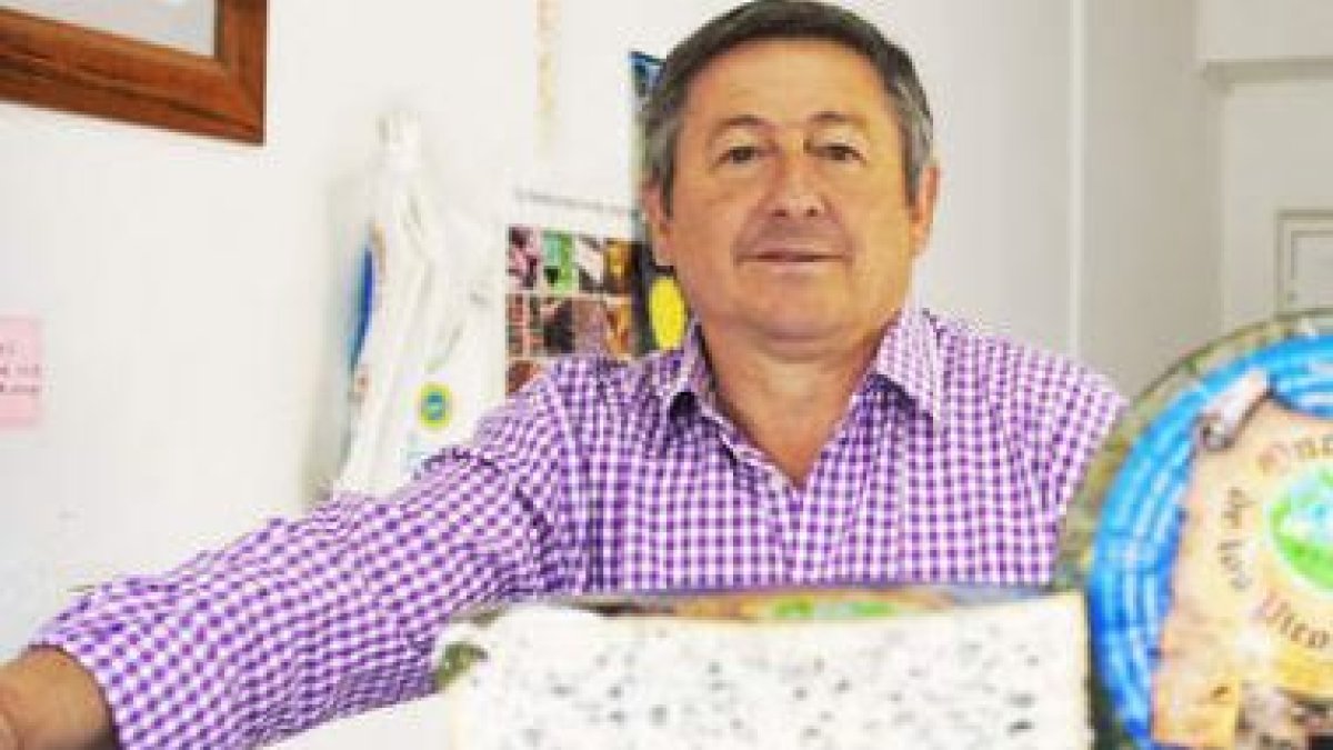Tomás Alonso Casares, de las Queserías de Valdeón, ganadoras de innumerables premios.