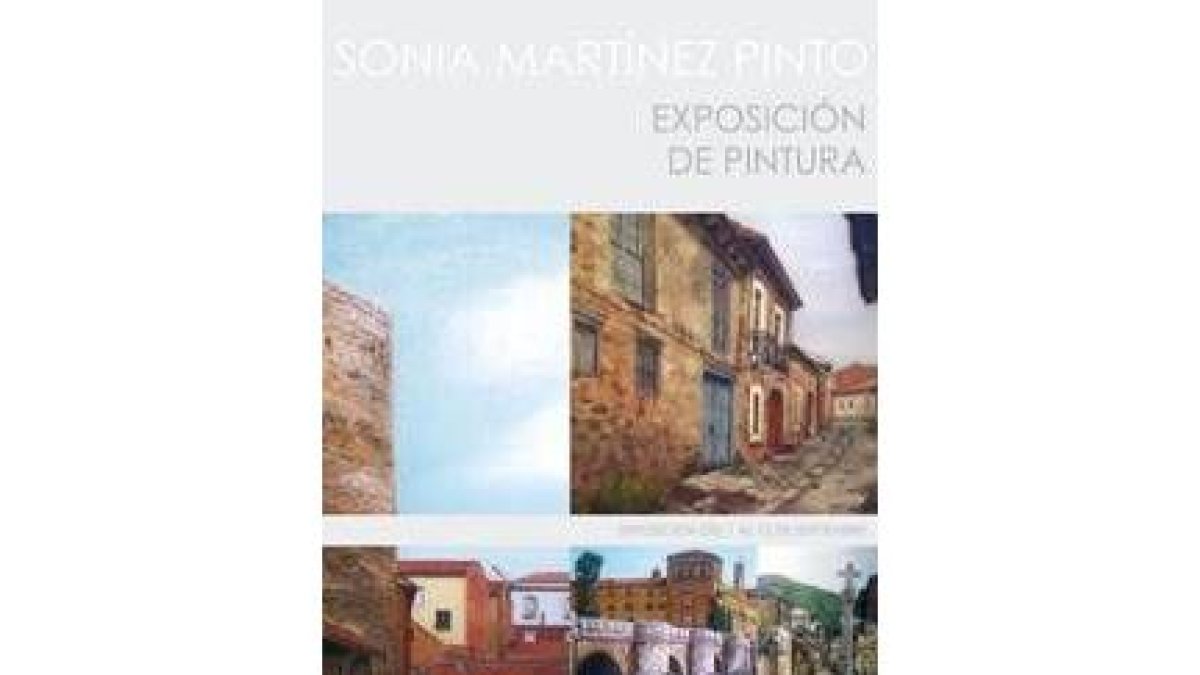 Cartel aunciador de la exposición de Sonía Martínez Pinto