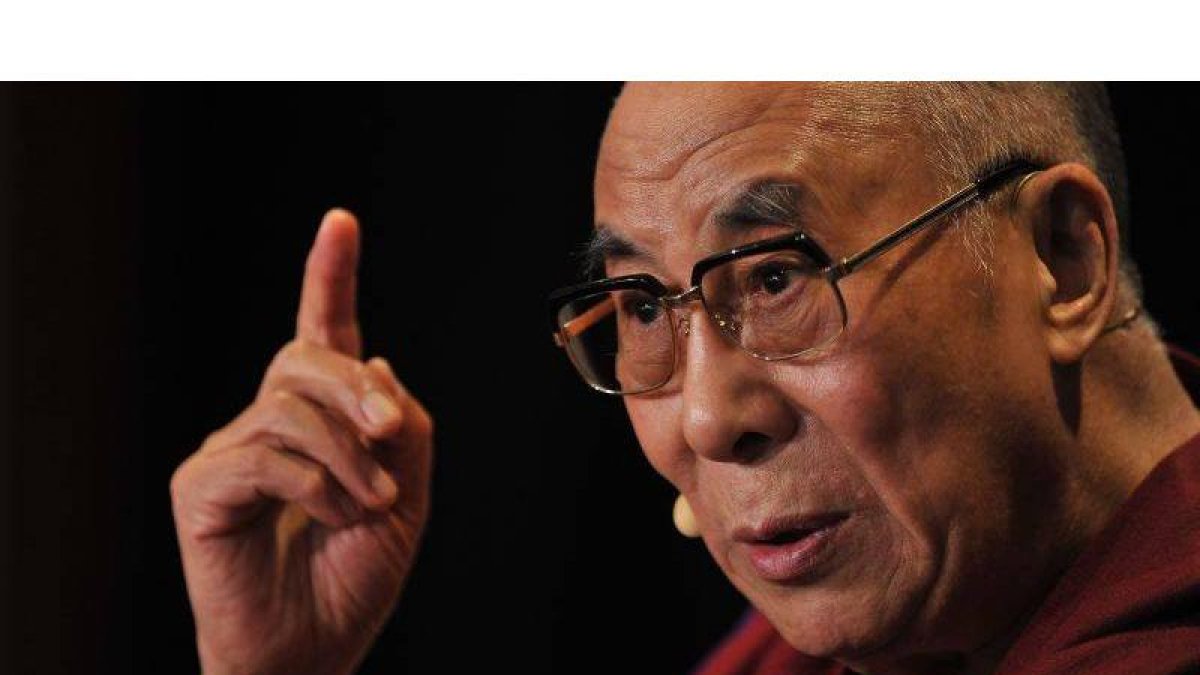 El dalai lama, durante una presentación ante los medios de comunicación en Sídney.