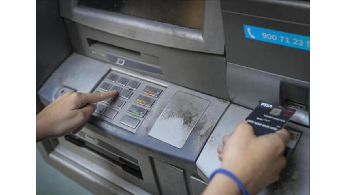 Cajero automático en Barcelona