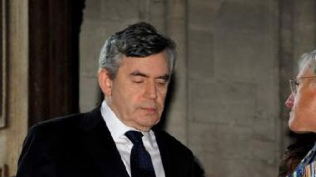 El primer ministro británico, Gordon Brown.