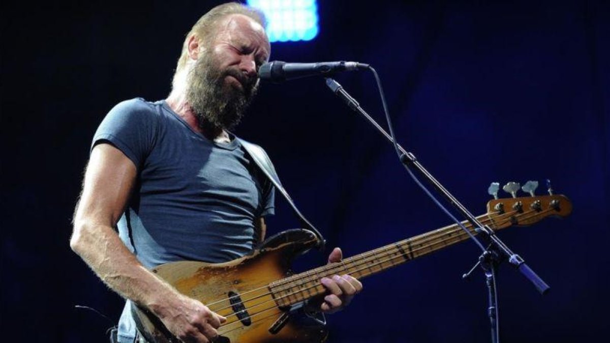 Sting durante un concierto en el anfiteatro de Nimes, en el sur de Francia, el 20 de julio.