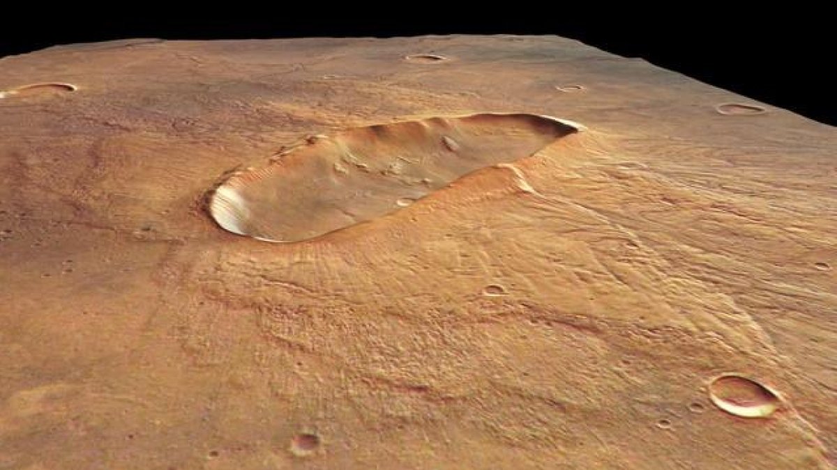 Imagen de la superficie del planeta rojo.