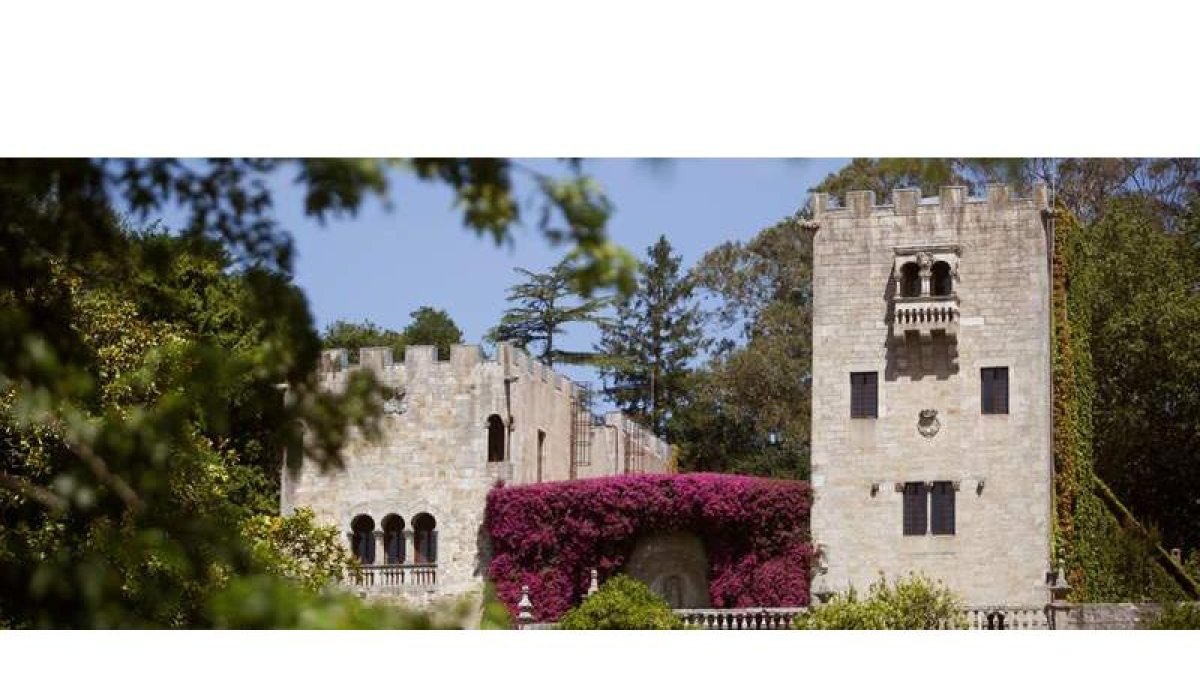 Vista exterior del pazo de Meirás, ocupado en los últimos 82 años por la familia Franco. cabalar