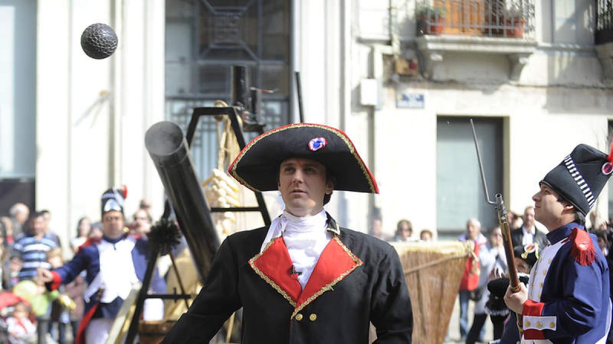 Una de las últimas recreaciones napoleónicas de la ciudad. JAVIER