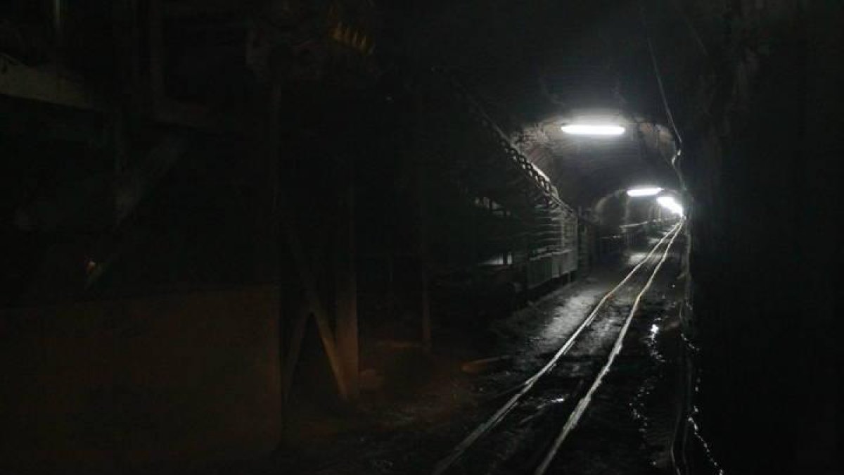 Interior de una mina en Santa Cruz del Sil